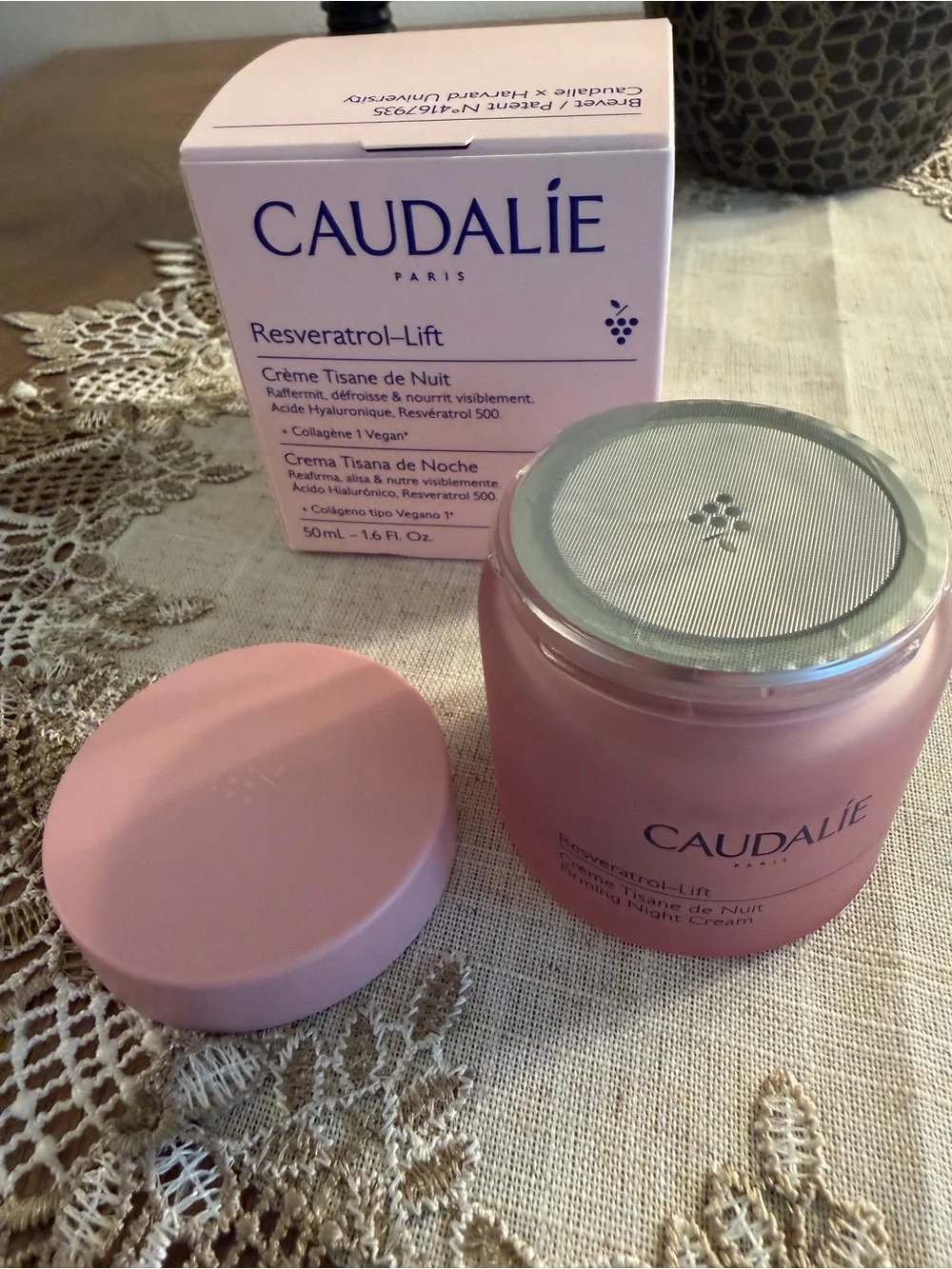 Caudalie Resveratrol-Lift Night Crème 1.6 Fl Oz New Sealed in Box